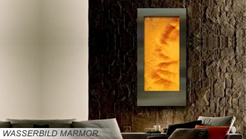 Marmorbrunnen Wasserbild Wandbrunnen aus Marmor