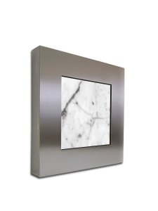 Wasserbild Marmor Carrara