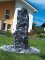 Quellsteinbrunnen Set Black Angel Marmor 120