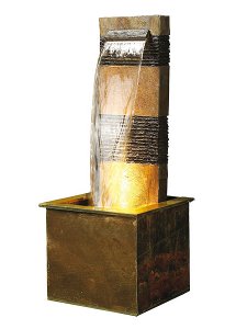 Schieferbrunnen Wasserfall Hhe ...