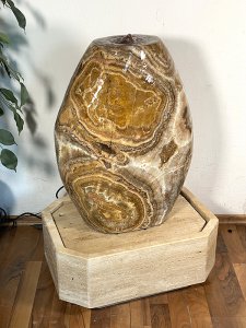 Onyx Marmor Skulpturbrunnen Nuvo...