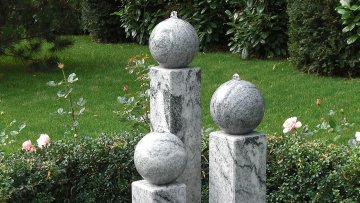 Granitbrunnen Gartenbrunnen