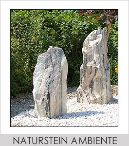 Naturstein Gartendekoration