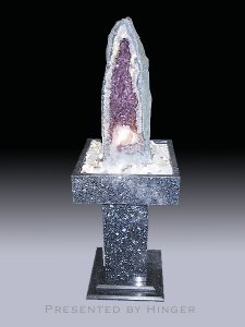 Amethyst Druse Granit Arrangement