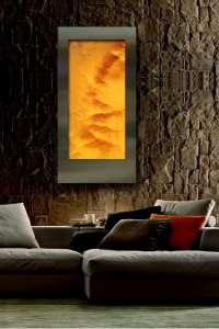 Wasserbild Marmor Onyx Gold Leon 160