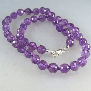 Amethyst Kugelkette A Qual.