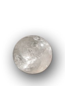 Bergkristall Edelsteinkugel kalibriert