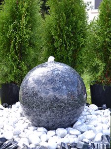 Granit Kugelbrunnen Sky 40 LED