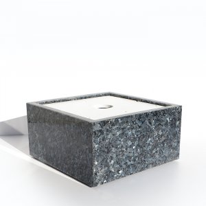 Steinschale Granit Blue Pearl