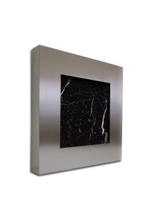 Wasserbild Marmor Nero Marquina