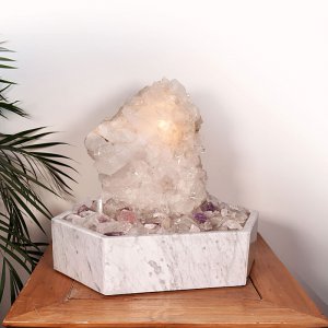 Skulpturbrunnen Bergkristall Unikat