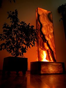 Wasserwand Fortuna Onyx Marmor 2