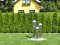 Edelstahl Gartenbrunnen Frankfurt 3er SET 130S30