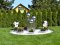 Edelstahl Gartenbrunnen Frankfurt 3er SET 150S30