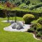 Gartenbrunnen Granitkugel Trio 40 LED