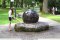 Kugelbrunnen Romano mit Granitkugel