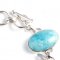 Larimar Armband in Silber gefasst