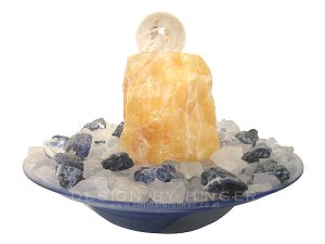 Edelstein Kugelbrunnen Gaia Oran...