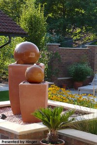 Terracotta Gartenbrunnen Fontana Olandese