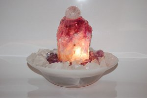 Edelstein Kugelbrunnen Kristallos Amethyst