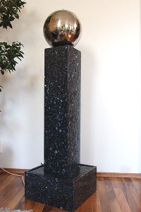 Kugelbrunnen Mondial Blue Pearl