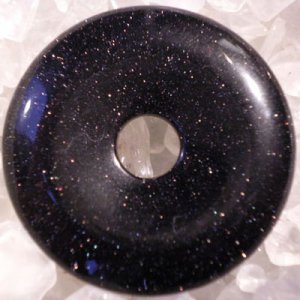Ein 30 mm Blaufluss (syn.) Donut...