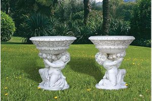 Carrara Standblumenschalen 2er S...