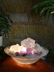 Edelsteinbrunnen Rose Amethyst Bahia