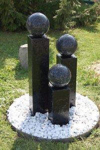 Komplettbrunnen aus Granit - SET...