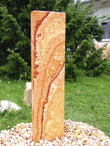 Sandstein Wasserwand in 4 Größen...