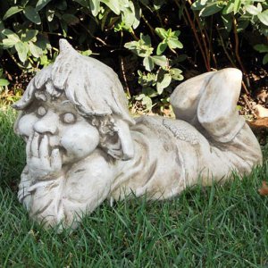 Italienische Gartenfigur Troll A...