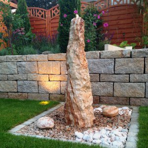 Onyx Marmor Quellsteinbrunnen - ...