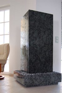 Design Granit Wasserwand - Höhe ...