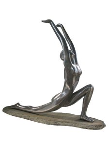 Sculpture YOGA WORSHIP POSE ON R...