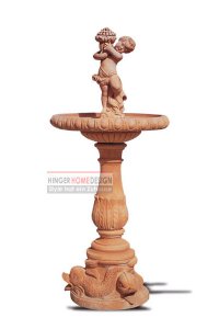 Terracotta Springbrunnen