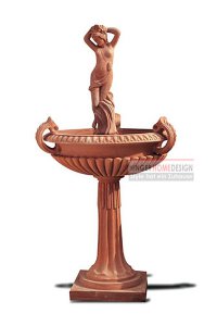 Terracotta Springbrunnen