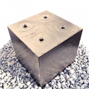 Edelstahl Quellwürfel Cube 50