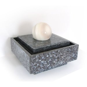 Kugelbrunnen Granit Blue Pearl 1