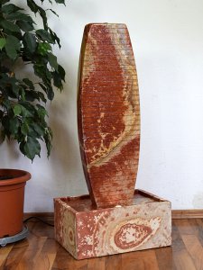 Natursteinbrunnen -  Höhe 85cm v...