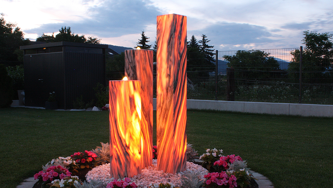 Design Lichtbrunnen für den Garten